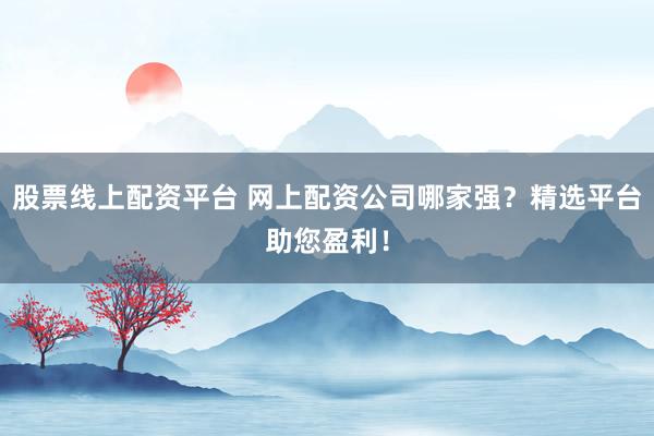股票线上配资平台 网上配资公司哪家强？精选平台助您盈利！