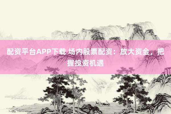 配资平台APP下载 场内股票配资：放大资金，把握投资机遇